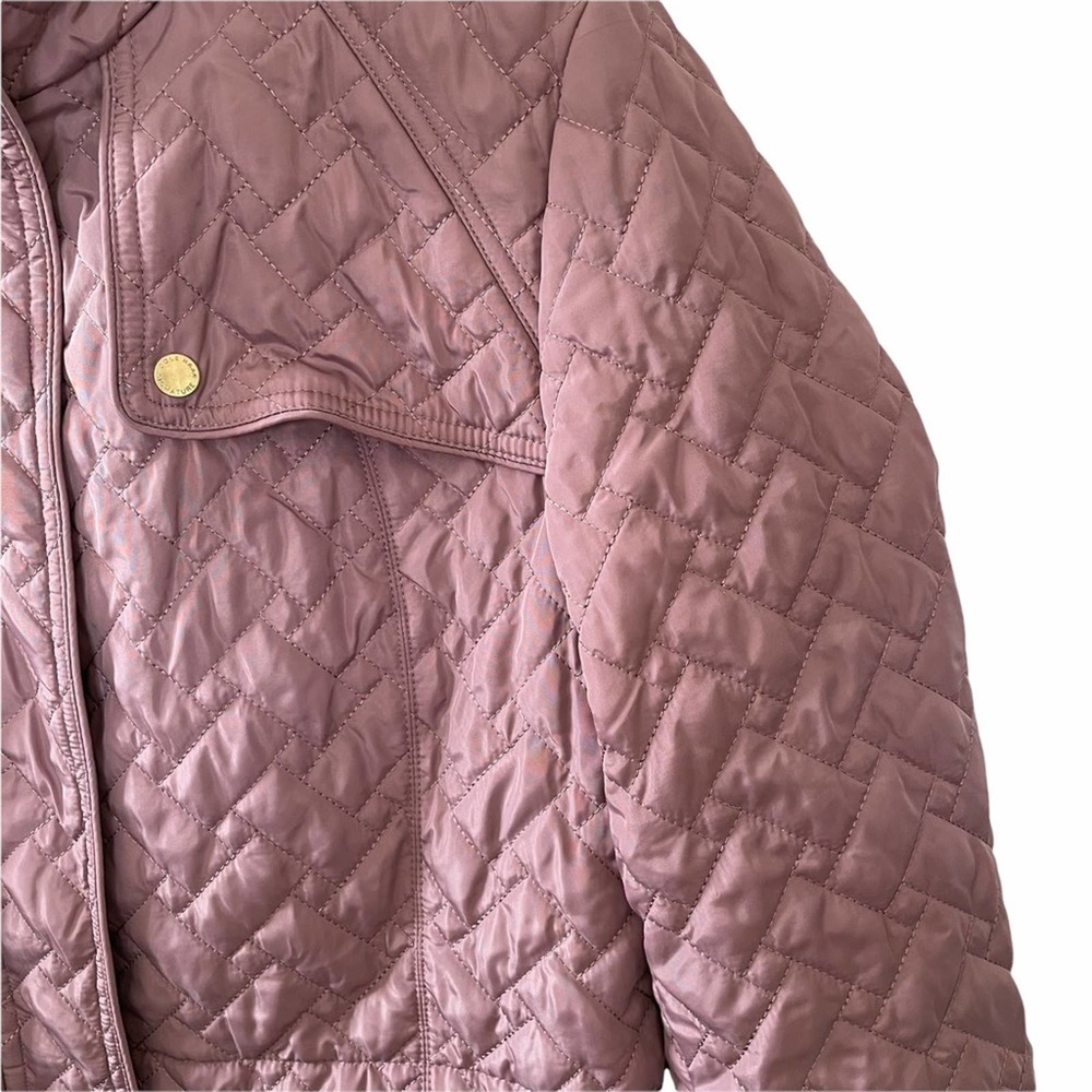 Cole Haan Women’s Classic Quilted Coat size large - Picture 3 of 12